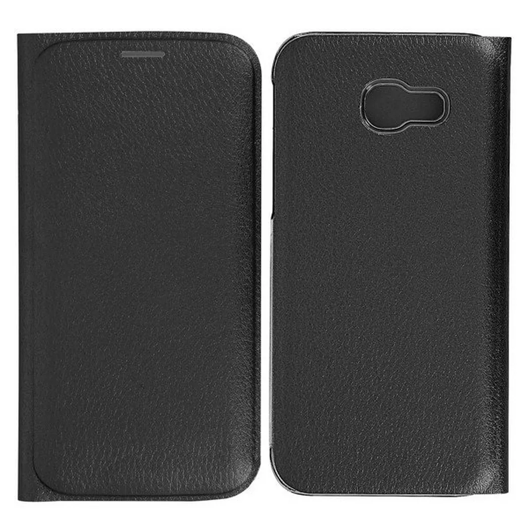 Avizar - Galaxy A5 2017 Book Cover Schutzhülle, Schwarz