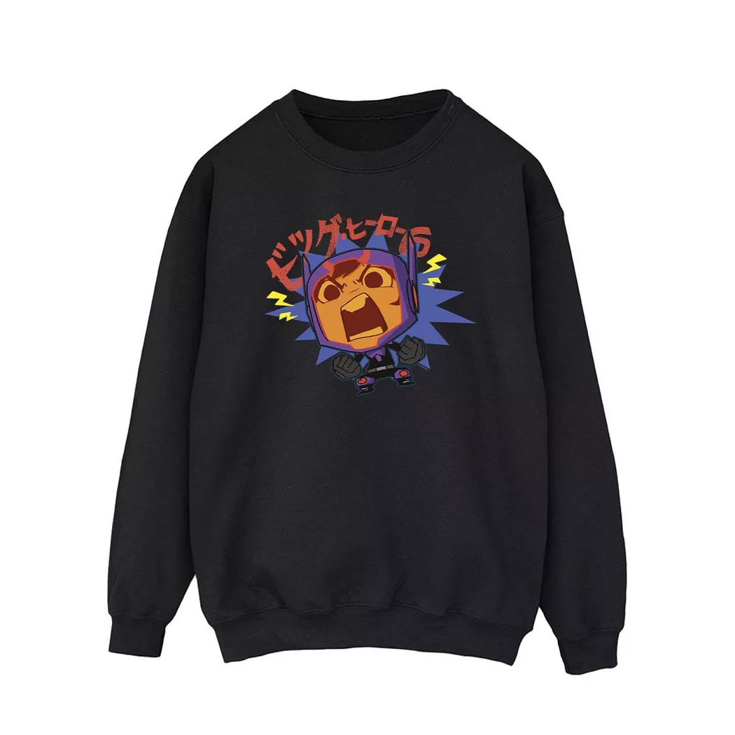 Disney - Big Hero 6 Sweatshirt, für Herren, Schwarz, Größe M
