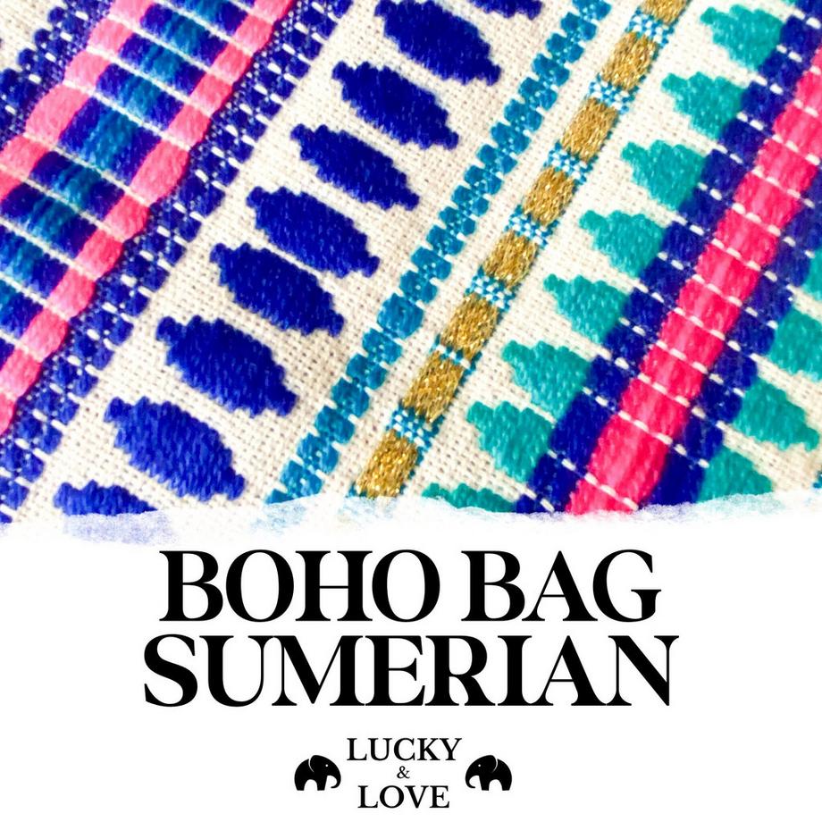 LUCKY & LOVE Sumerischer gewobener Shopper  
