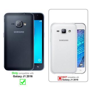 Cadorabo  Hülle für Samsung Galaxy J1 2016 mit Magnetverschluss 