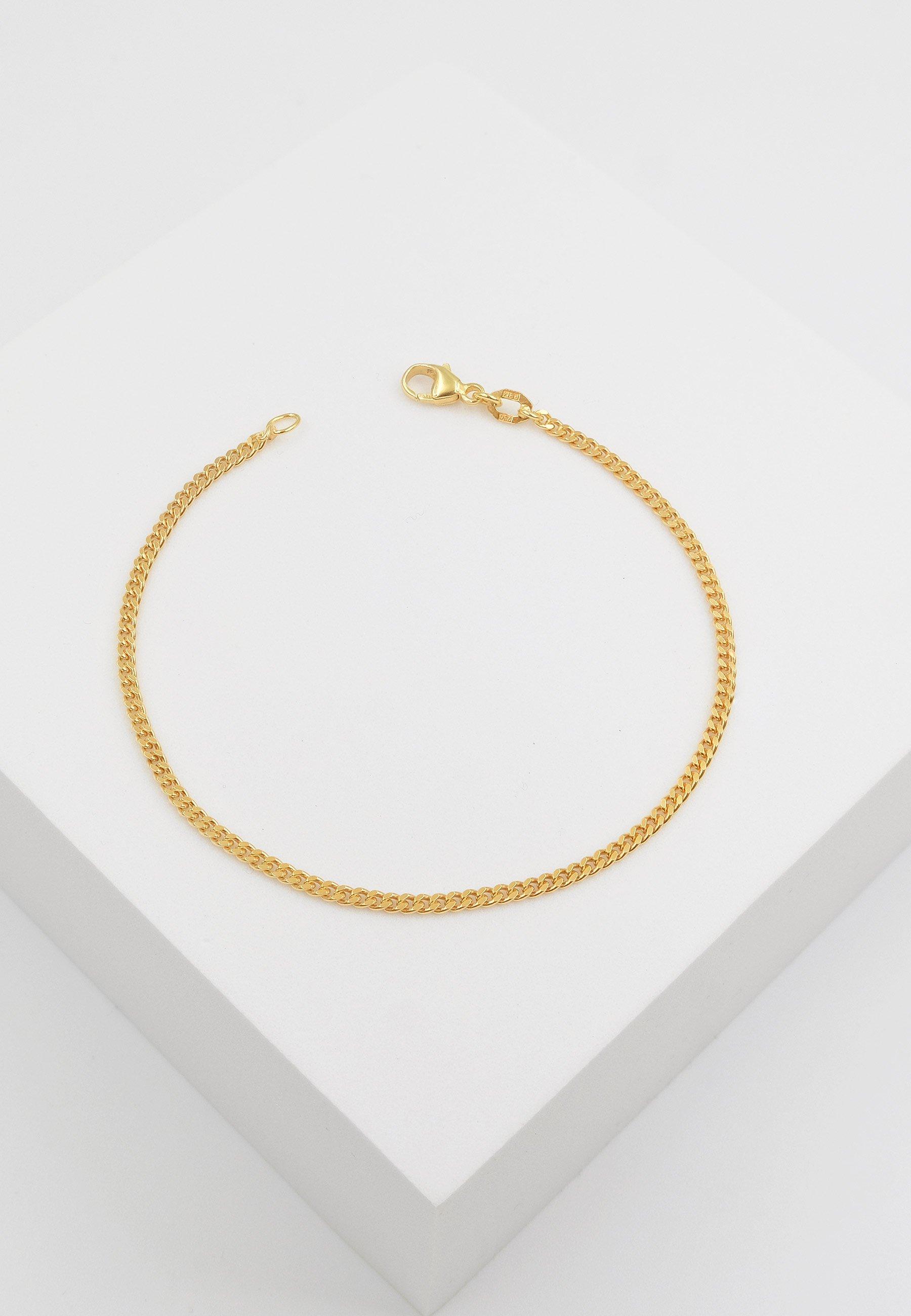 MUAU Schmuck  Bracelet Panzer Gelbgold 750, 2.1mm, 19cm 