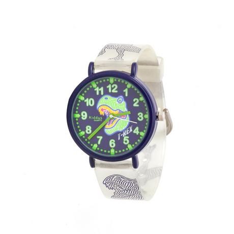 Kiddus  Time Teacher T-Rex (Englisch) Montre pour enfants 