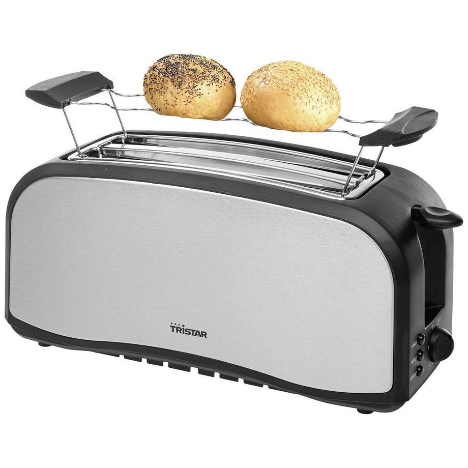 Tristar Grille-pain en acier inoxydable avec accessoire pour pain  