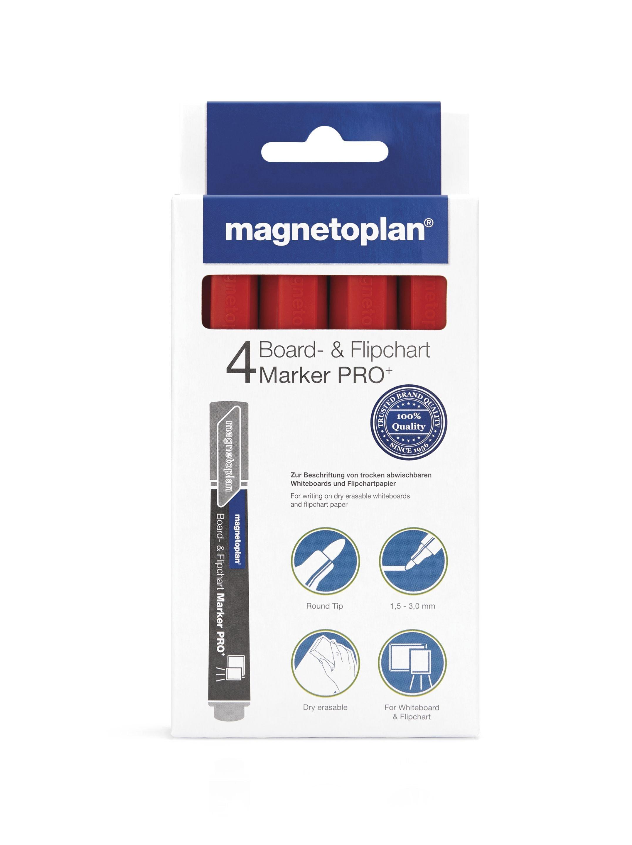 magnetoplan MAGNETOPLAN Kombimarker Pro+  4 Stk.  