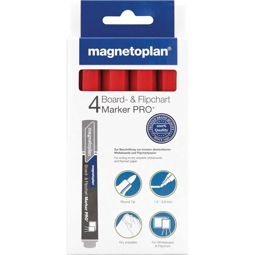 magnetoplan MAGNETOPLAN Kombimarker Pro+  4 Stk.  
