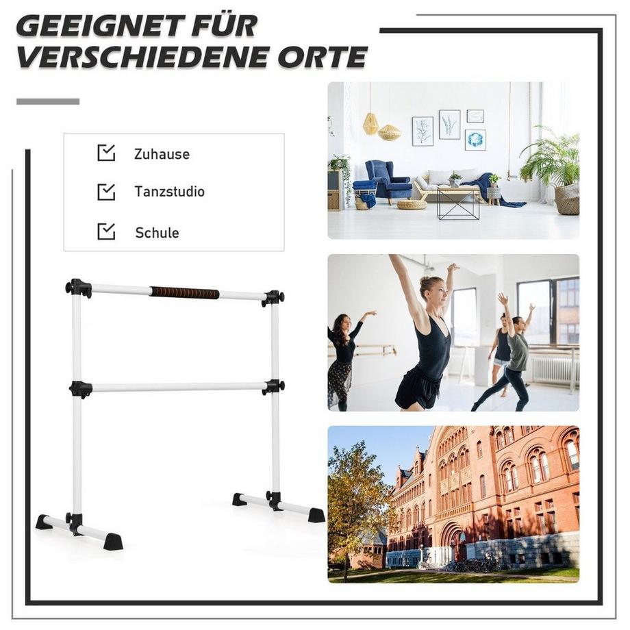 Northix  Verstellbare Ballettstange, tragbar 