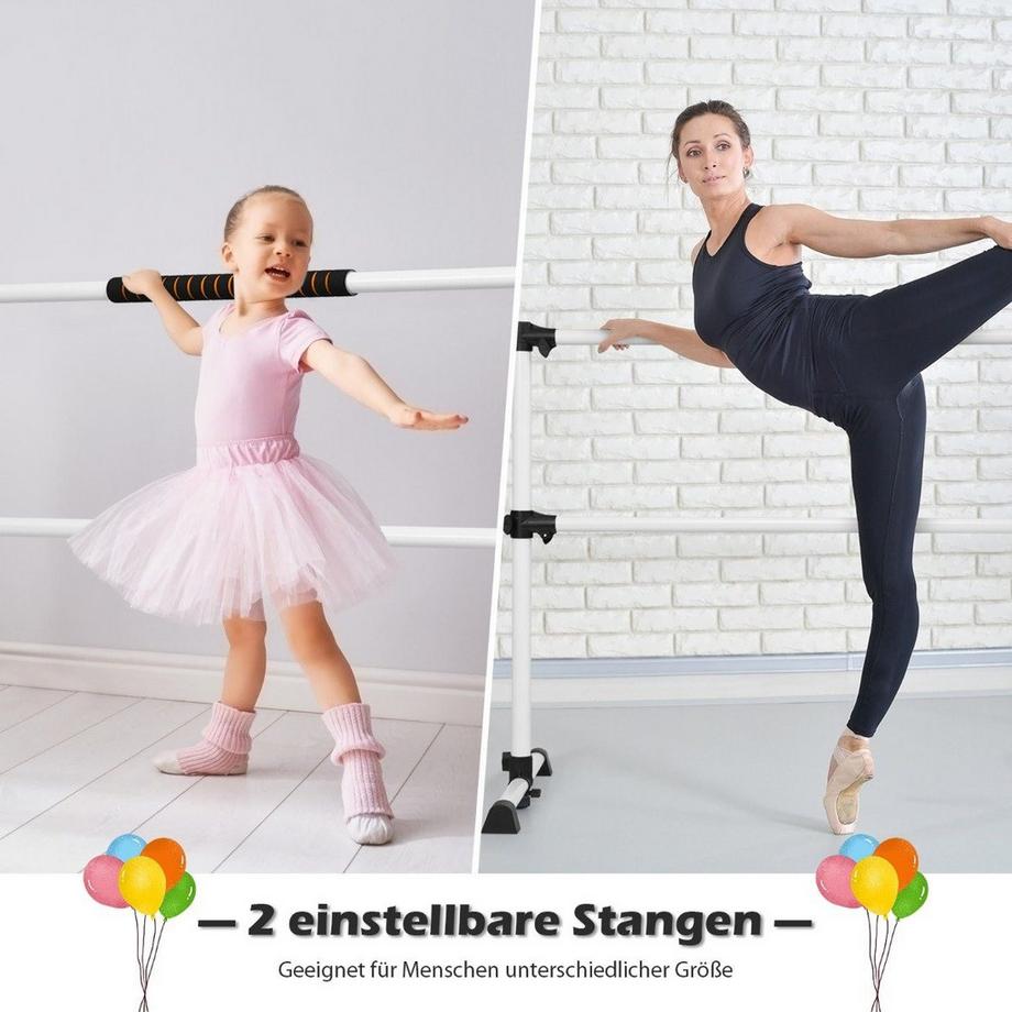 Northix  Verstellbare Ballettstange, tragbar 