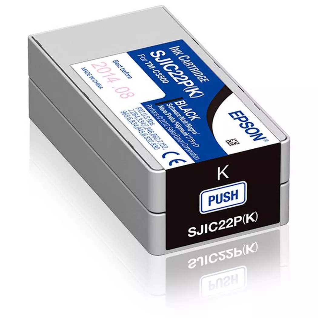 Epson – Tintenpatrone SJIC22P, Schwarz, One Size