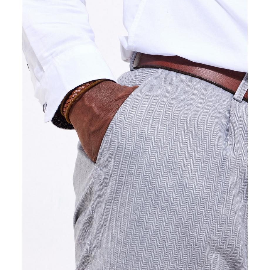 Joe Browns Pantalon Costume Lin Mélangé Chevrons  