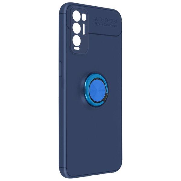 Avizar  Cover Oppo Find X3 Neo Anello Blu 