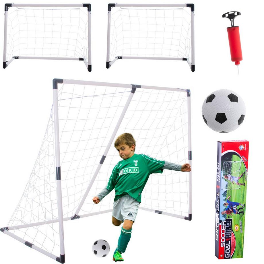 Pricenet  Fußballtor für Kinder 2in1 185x120x70cm 