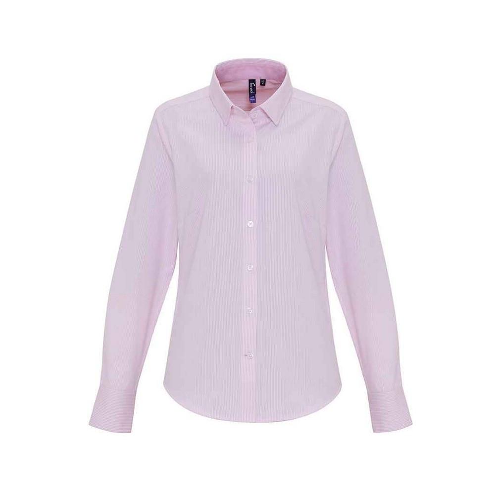Image of Formelles Hemd Langärmlig Damen Pink M