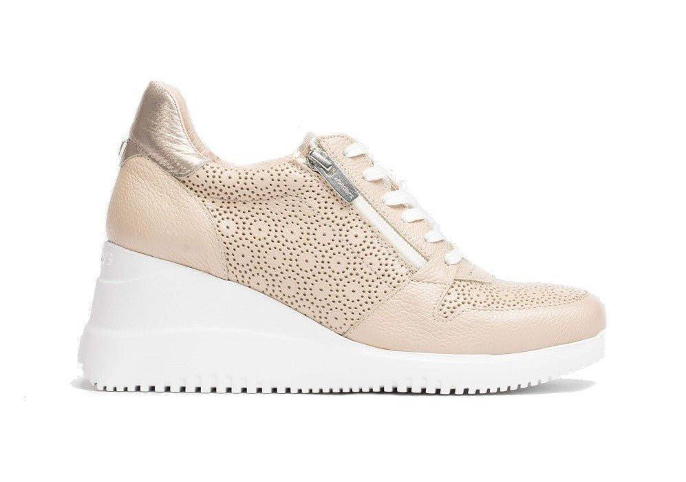 Image of Change - Leder Sneaker Damen Beige 39