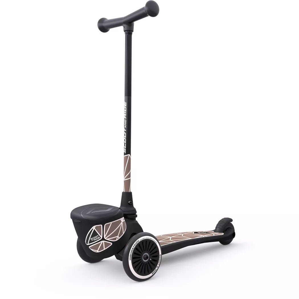 Scoot and Ride - Mini Highwaykick 2 Lifestyle Brown Lines, One Size, Multicolor