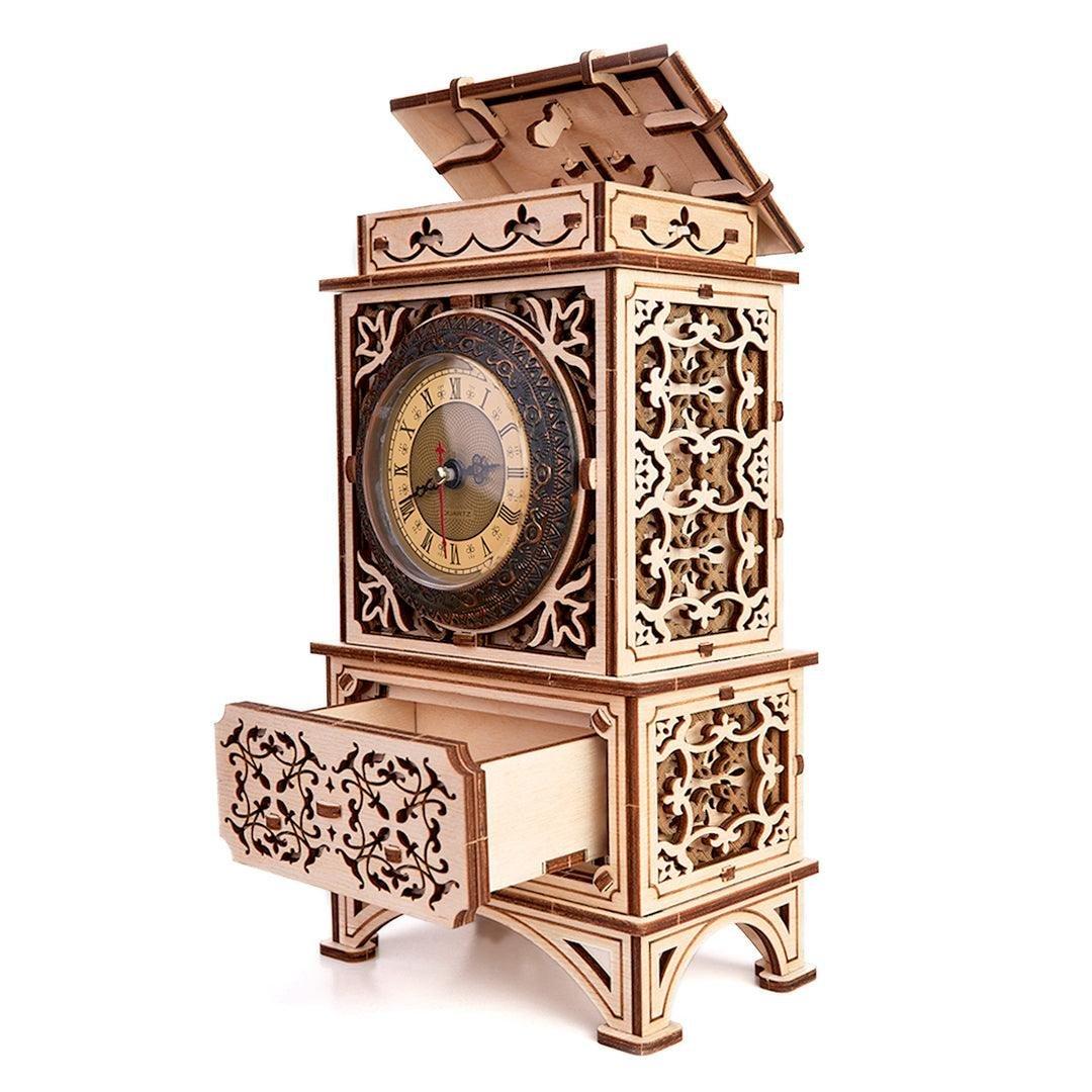 Wood Trick  Klassische Uhr - Standuhr - 3D Holzbausatz 