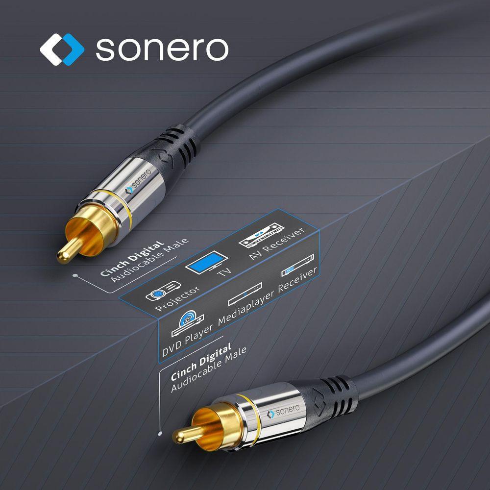 sonero  Audio-Kabel Cinch - Cinch 5 m 