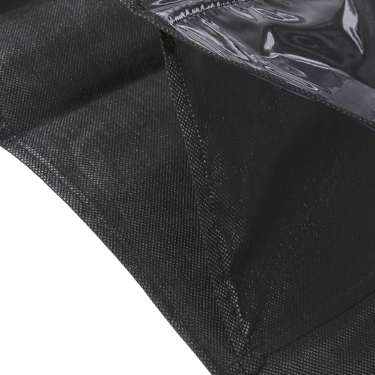 eStore Portaoggetti pensile con 6 scomparti - Nero  