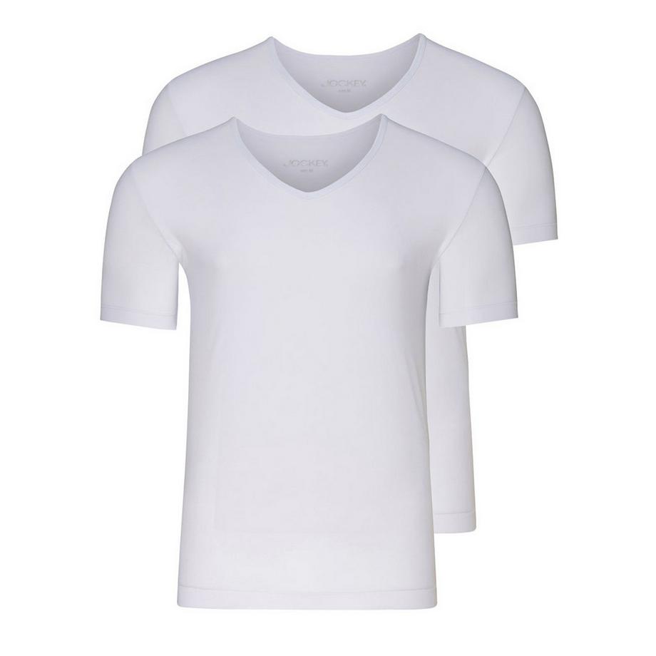 JOCKEY MicrofiberAir V-Shirt 2er-Pack  