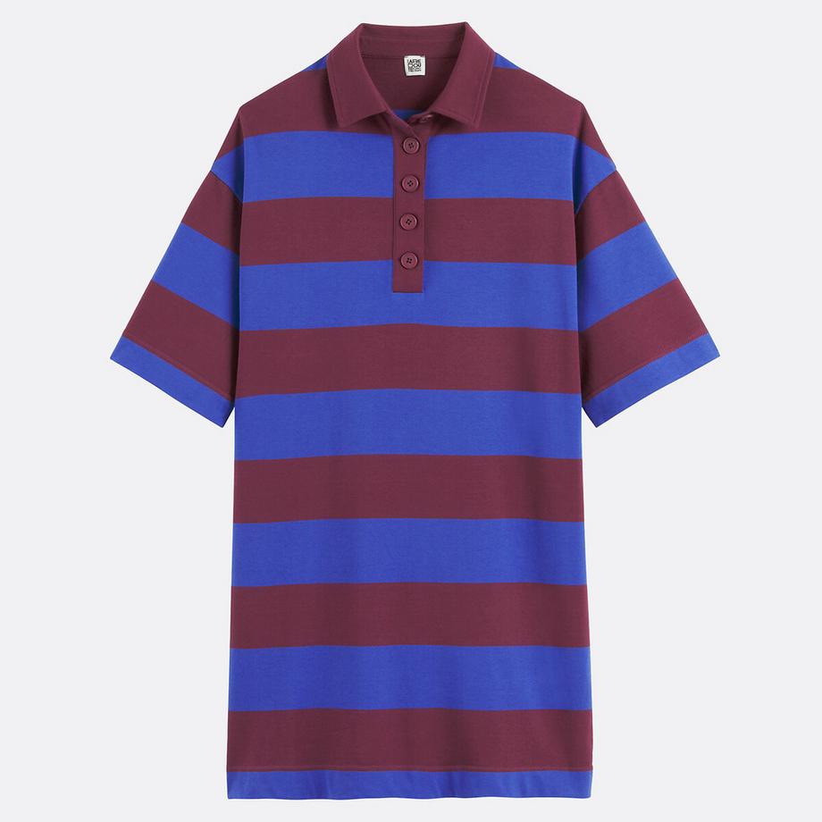 La Redoute Collections Abito a righe con colletto polo  
