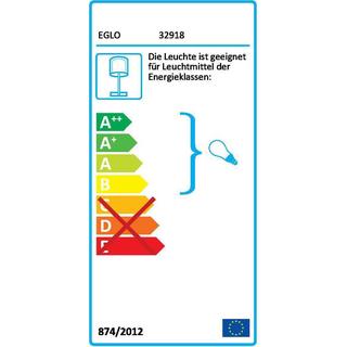 EGLO Leuchten Tischleuchte TOWNSHEND 1x E27 Schwarz  