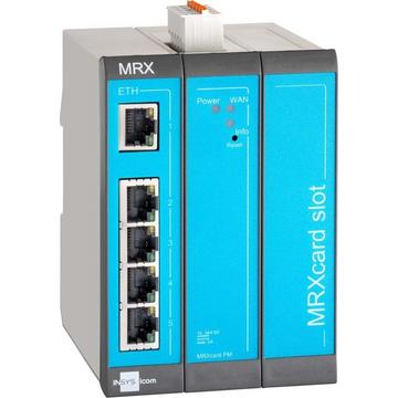 MRX3 LAN router cablato Fast Ethernet Blu, Grigio