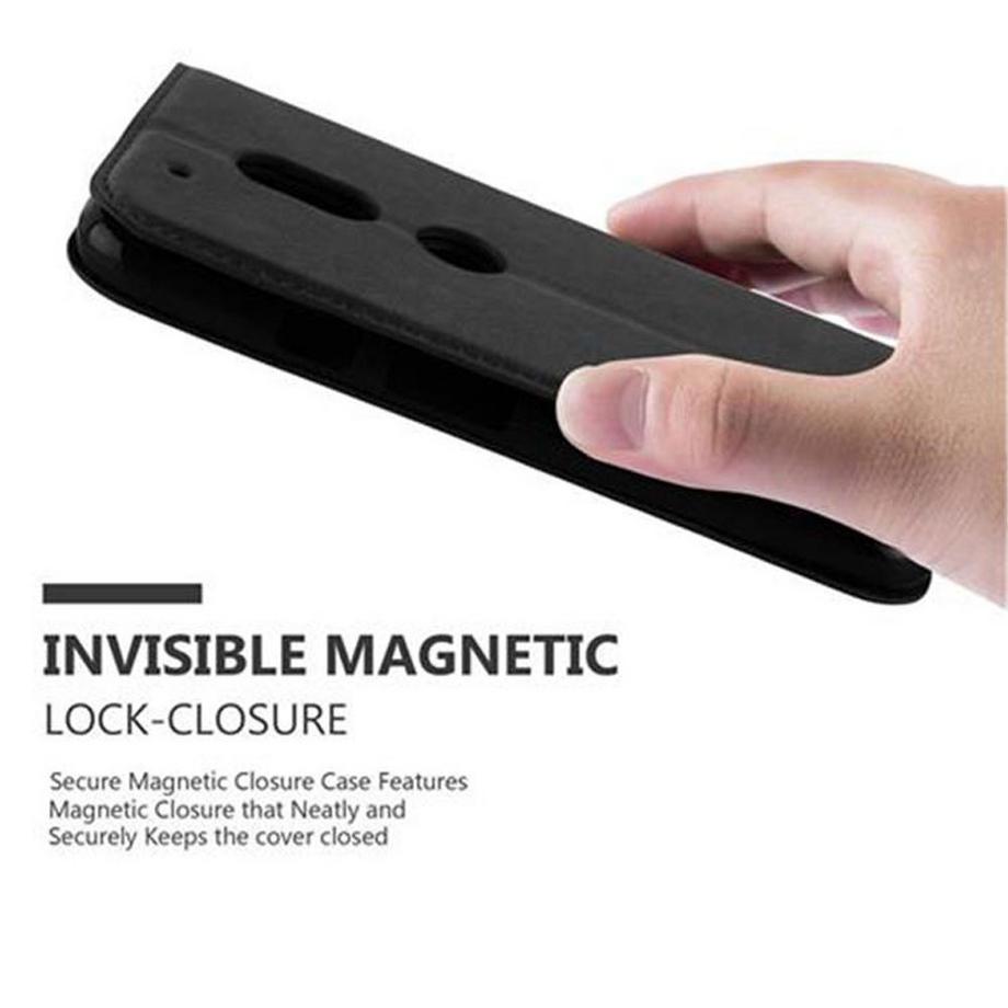 Cadorabo  Hülle für Motorola MOTO G4 PLAY Magnetverschluss, Kartenfach 