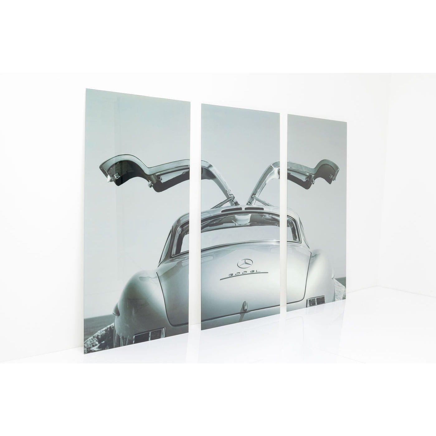 KARE Design Image en verre triptyque oldtimer Dos 160x240cm  