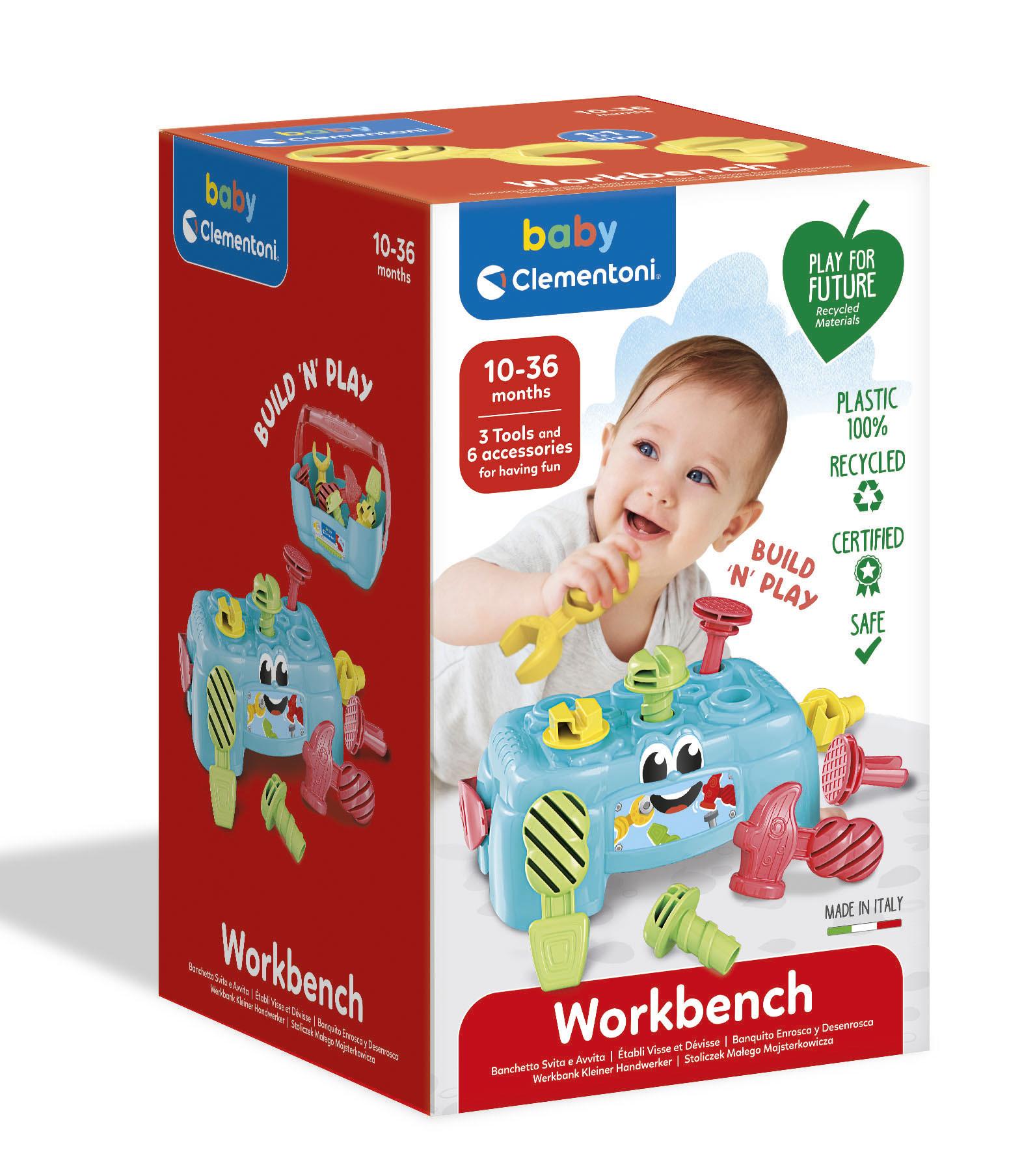 Clementoni  Baby Werkbank (9Teile) 