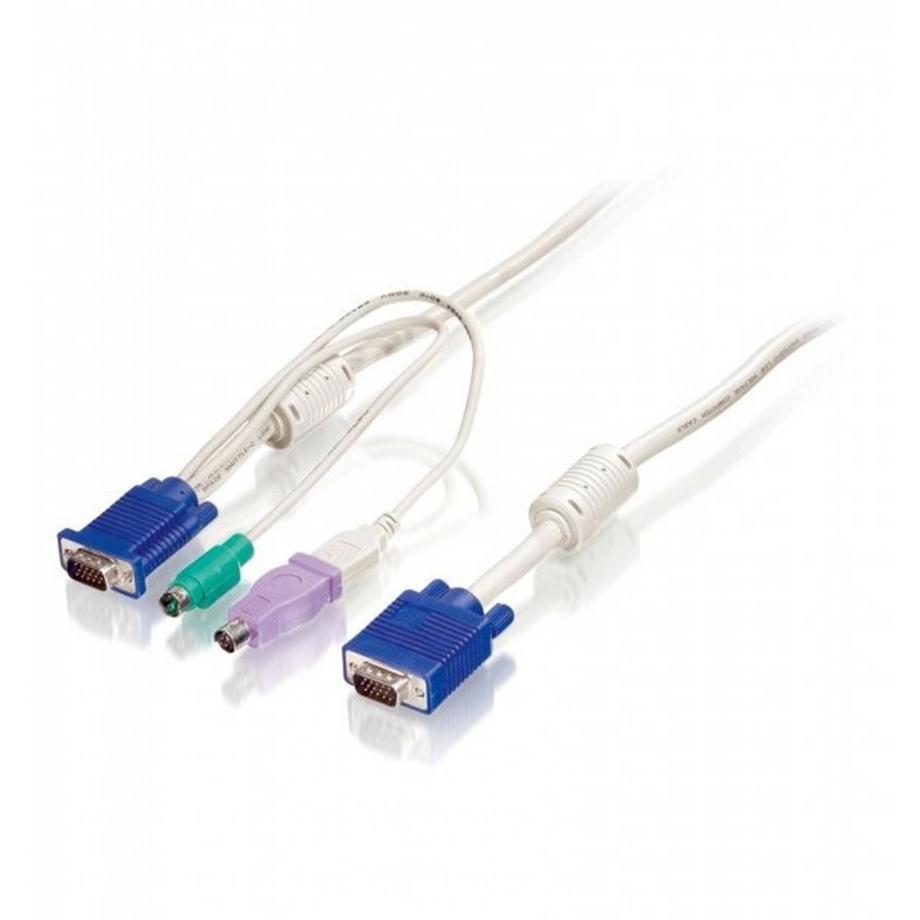 ACC-2103 Kabelsatz zu KVM-0830/1630 VGA 2xPS2, 5m