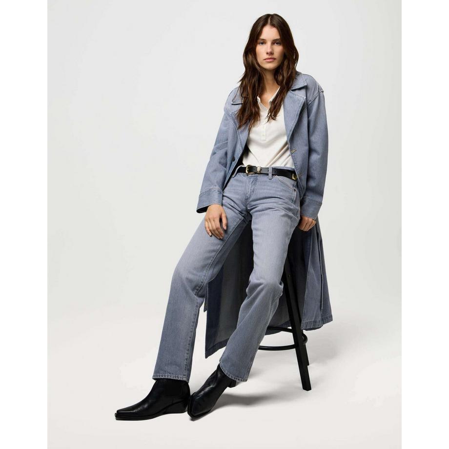 Wrangler Jeans Cowboy Vita Bassa Taglio Dritto  