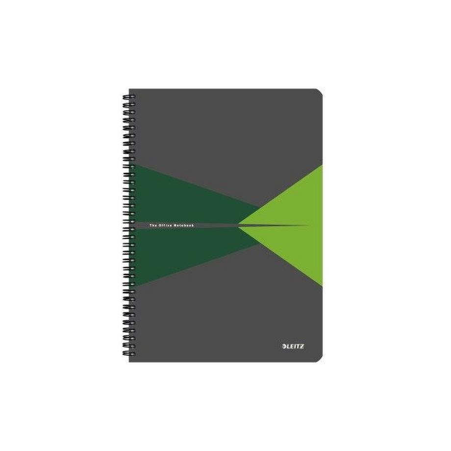 Leitz LEITZ Collegeblock Office PP A4 44950055 grün kariert  