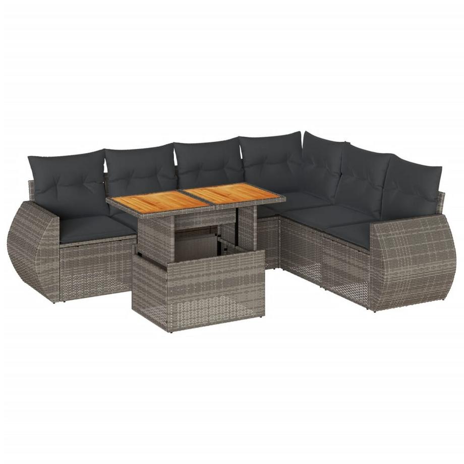 Garten sofagarnitur poly-rattan
