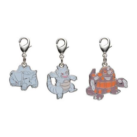 Pokémon  Pokemon Center - Rhyhorn, Rhydon, Rhyperior Schlüsselanhänger - 3 Stück 