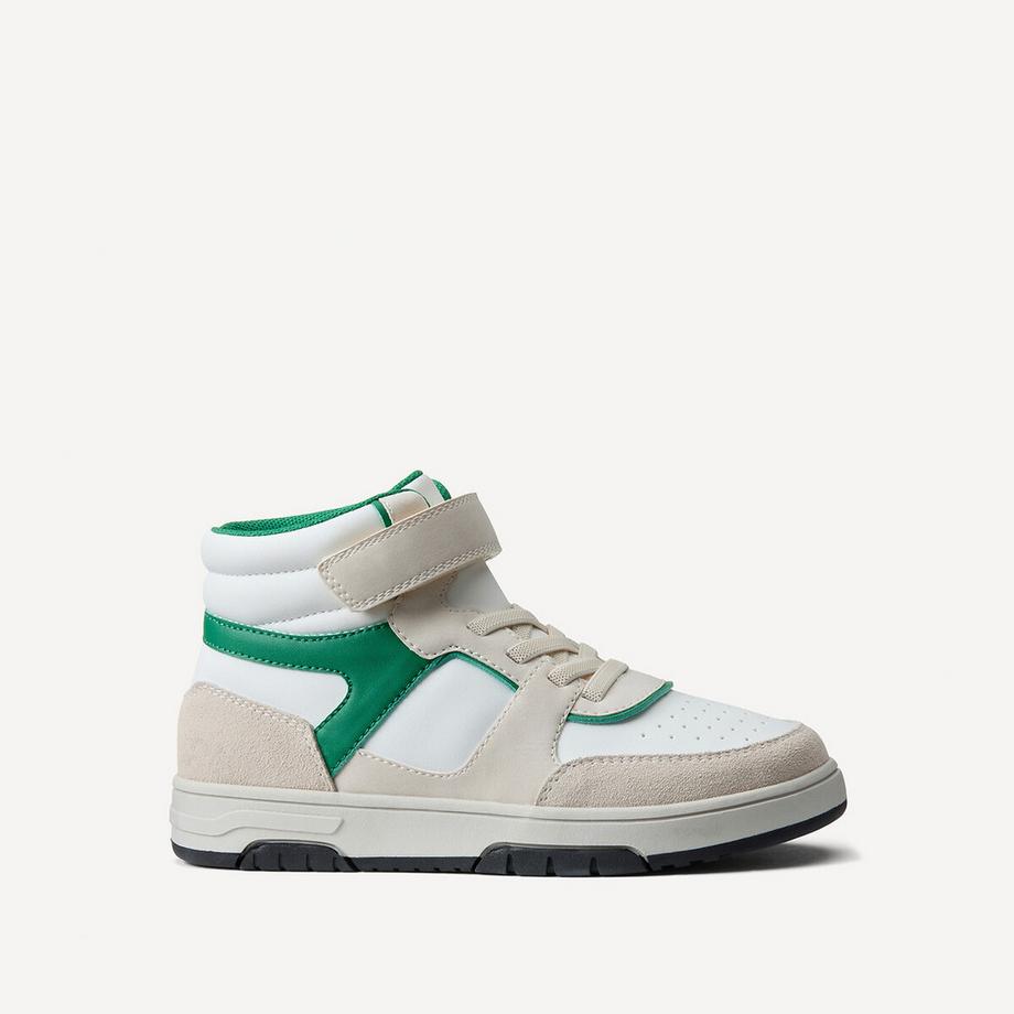 La Redoute Collections Sneakers alte bicolori con lacci elastici  