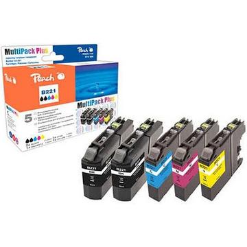 Tinte Brother LC-221 Multipack je 1x bk, c, y, m + 1x bk gratis