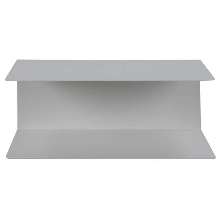 mutoni Wandregal Metall rau weiss matt 2 Boden 35x14  