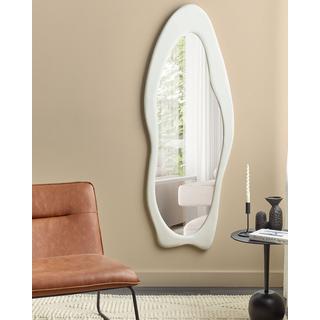 Beliani Miroir en Velours Rétro REIGNY  