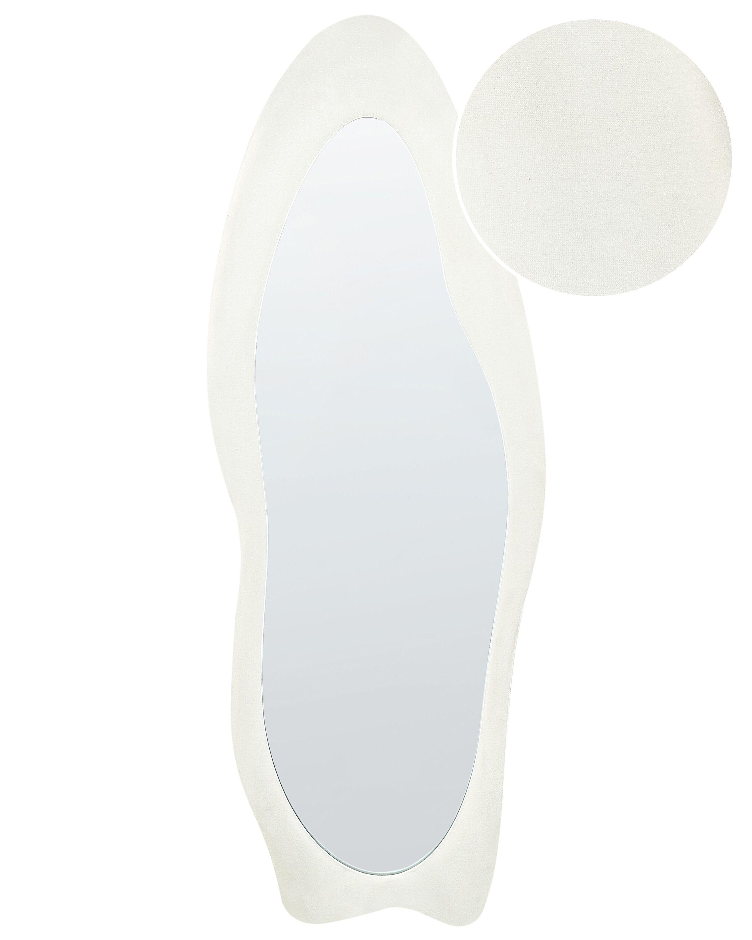 Beliani Miroir en Velours Moderne REIGNY  