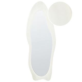 Beliani Miroir en Velours Moderne REIGNY  