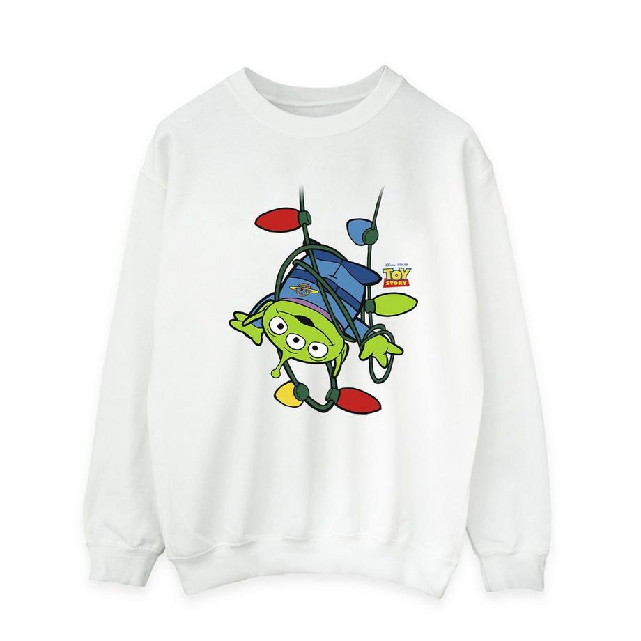 Disney Toy Story Alien Christmas Lights Sweatshirt  
