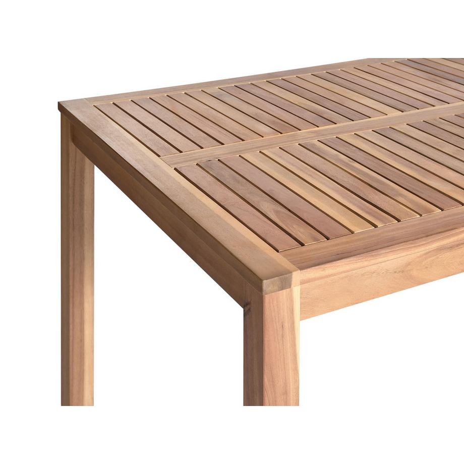 Beliani Gartentisch aus FSC® zertifiziertes Akazienholz Rustikal OMBRIANO  