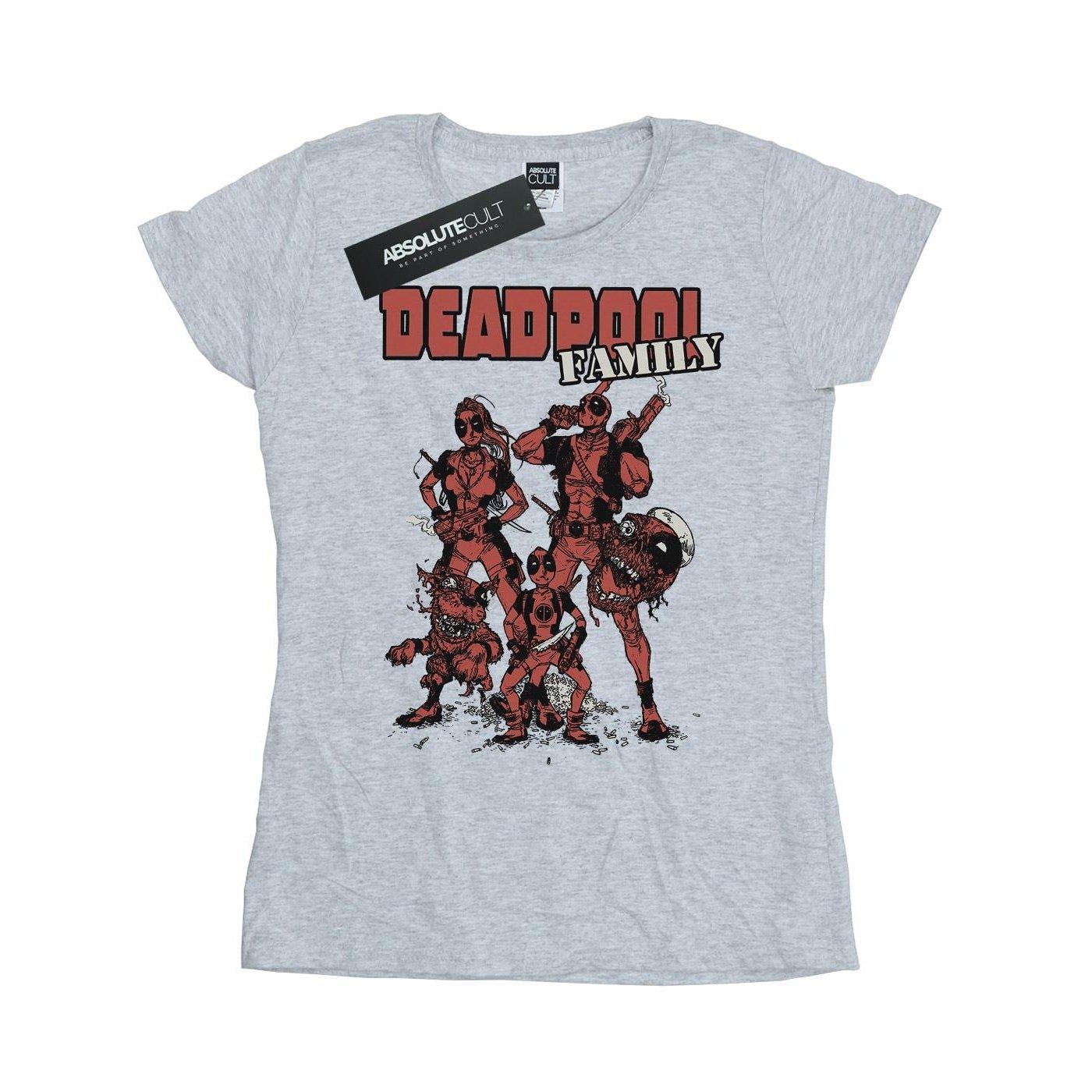 Image of Deadpool Family Group Tshirt Damen Grau S