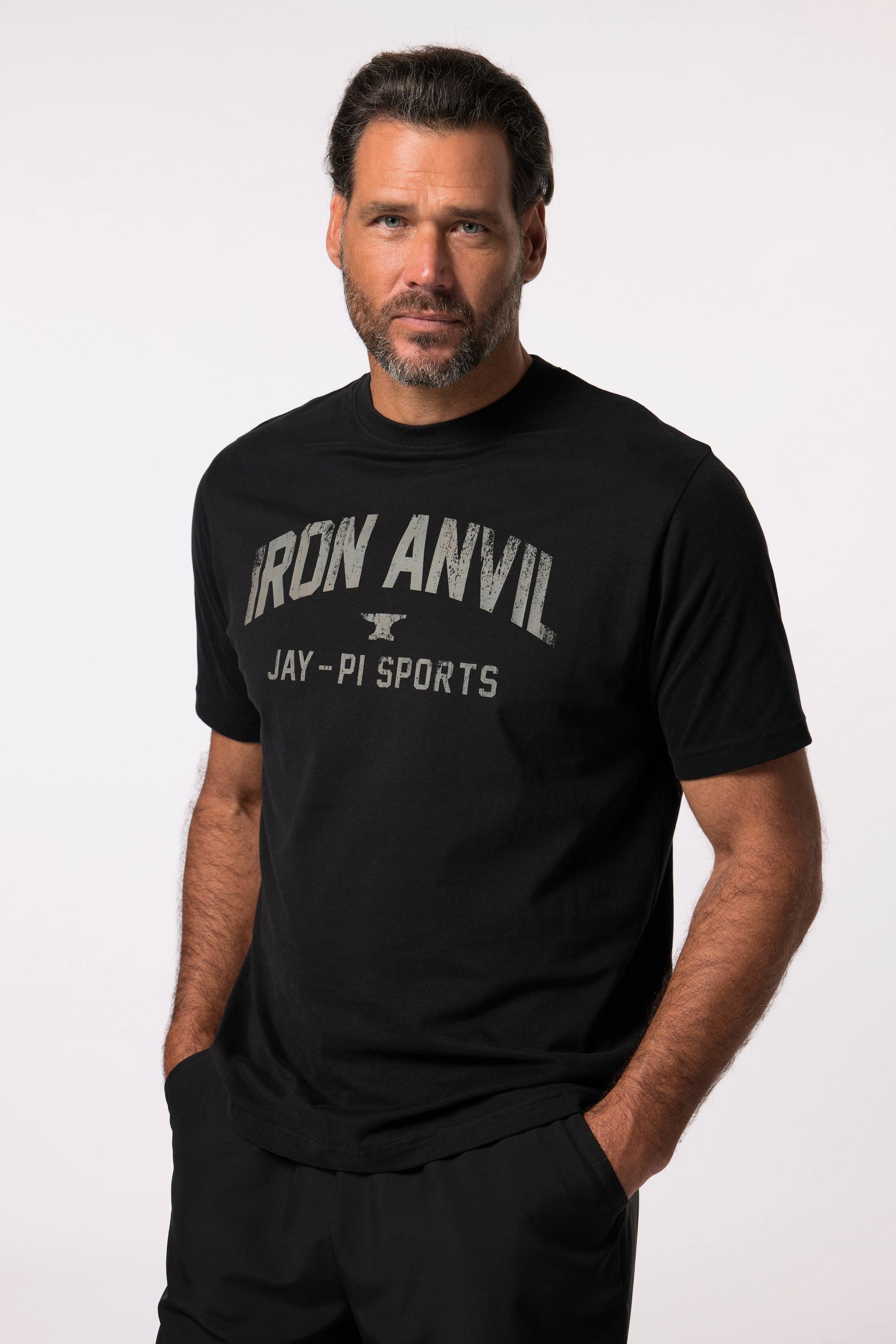 JP1880  T-shirt Iron Anvil per il fitness con mezze maniche 