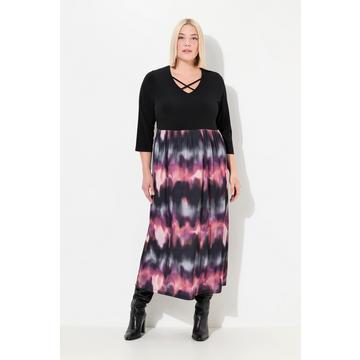 Jerseykleid, A-Linie, Alloverprint