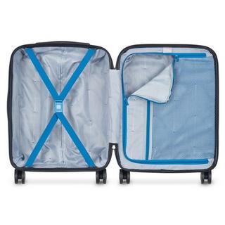 DELSEY  COMETE + VALIGIA TROLLEY CABINA 4 DOPPIE RUOTE SLIM 55 CM 