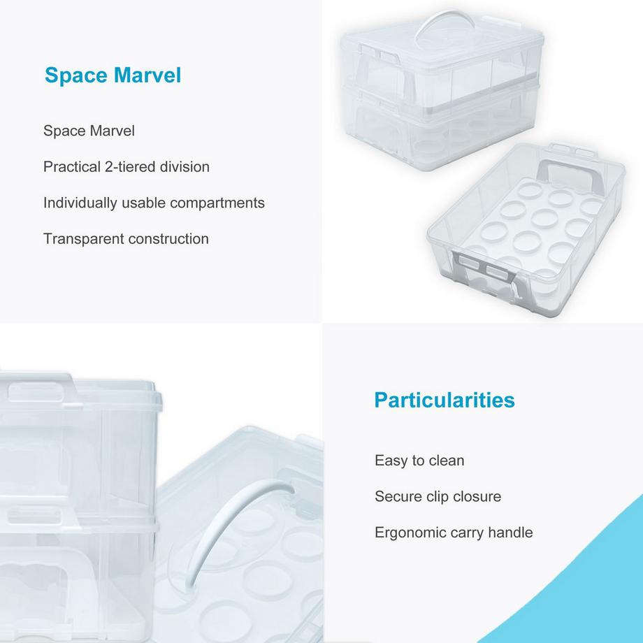 Intirilife Contenitore Per Il Trasporto Di Torte E Cupcake  