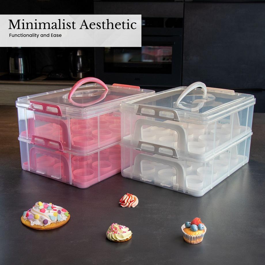 Intirilife Contenitore Per Il Trasporto Di Torte E Cupcake  