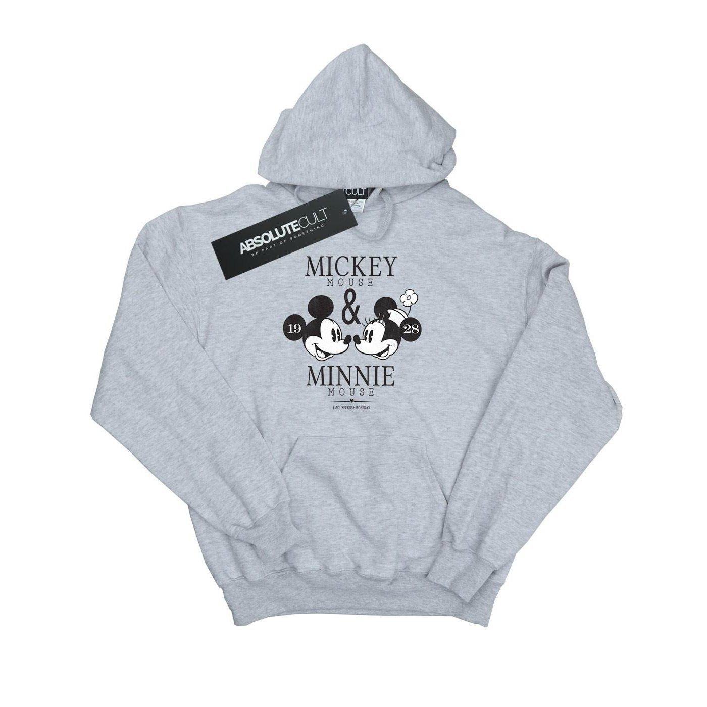 Image of Mickey And Minnie Mouse Mousecrush Mondays Kapuzenpullover Jungen Grau 140/146