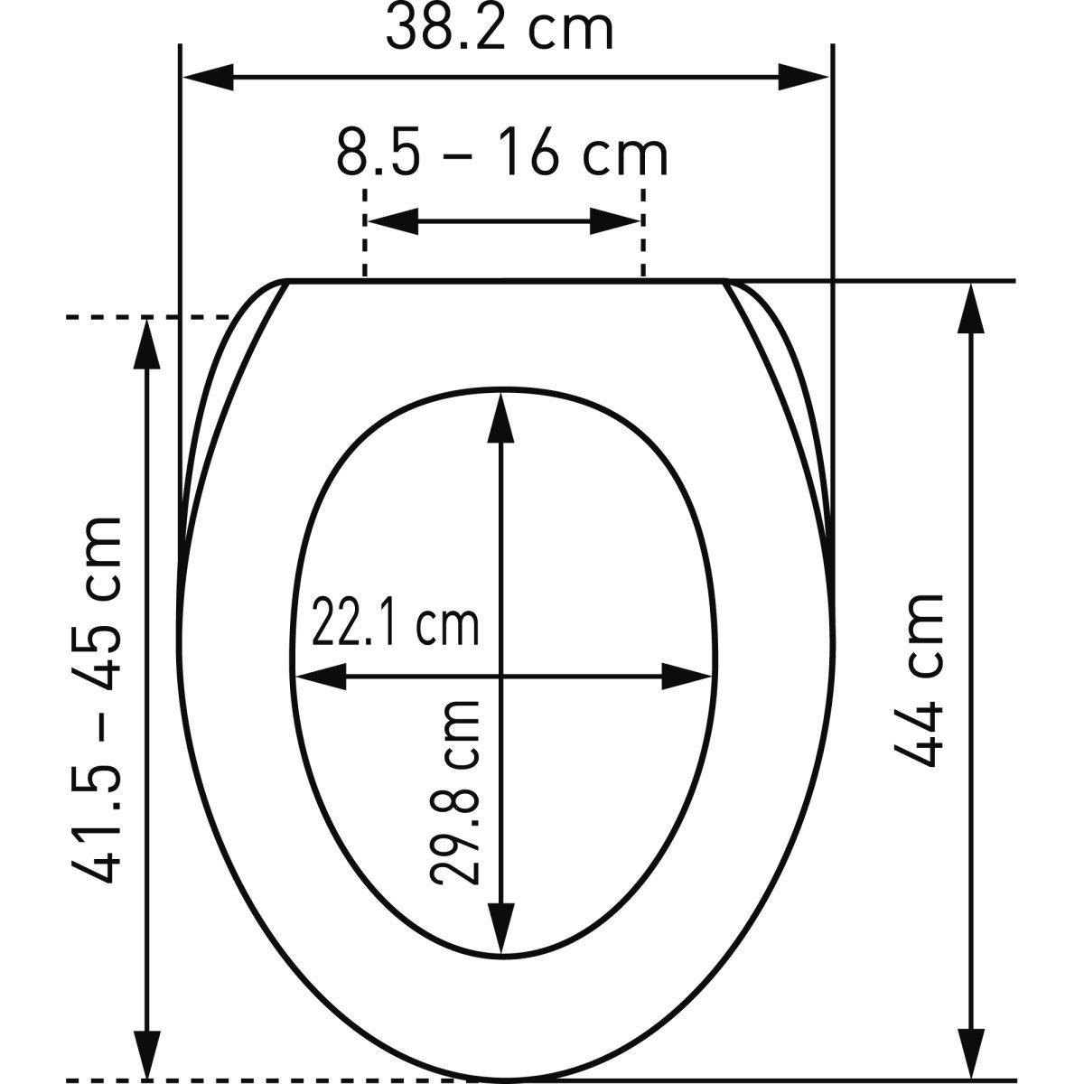 diaqua Sedile WC Hollywood Slow Down bianco  