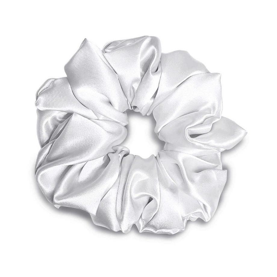 Premium Seiden Scrunchie - Creme